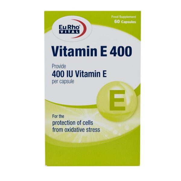 کپسول ژلاتینی ویتامین E 400 واحد یوروویتال 40 عددی Eurho Vital Vitamin E 400 IU Capsules نمای ۵