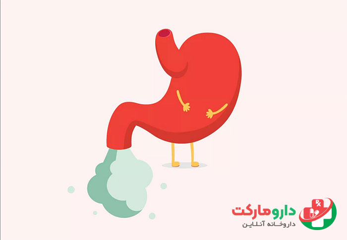 باد شکم زیاد